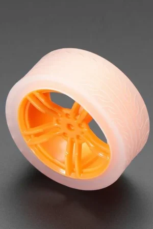 Adafruit Ruota motore TT arancione e trasparente per motore riduttore CC TT Compra Online