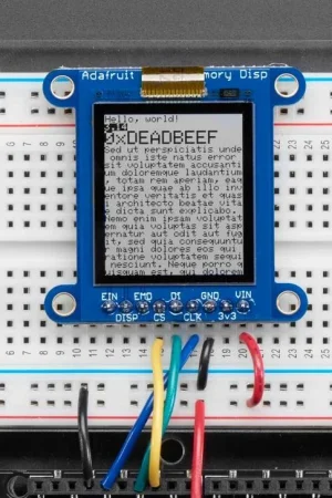 Ultima Occasione Adafruit SHARP Memory Display Breakout - 1,3" 168x144 Monocromatico