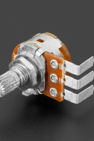 Adafruit Potenziometro lineare ad angolo retto da 10K con montaggio a pannello e interruttore on-off Più Venduto