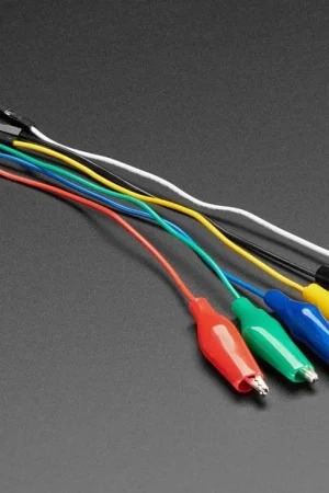 Adafruit Piccolo morsetto a coccodrillo per cavo di collegamento maschio - 6 pezzi Non Perdere