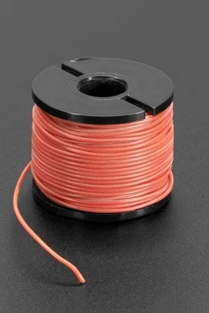 Adafruit Cavo a nucleo flessibile con rivestimento in silicone - 50 piedi 30AWG rosso Professionale