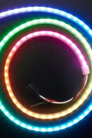 Striscia luminosa laterale a LED Adafruit NeoPixel - Nero 120 LED Occasione Imperdibile