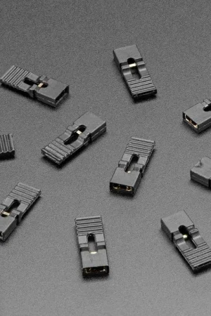 Adafruit Jumper shunt con maniglia (0,1" / 2,54 mm) – Confezione da 10 Direttamente Dal Produttore