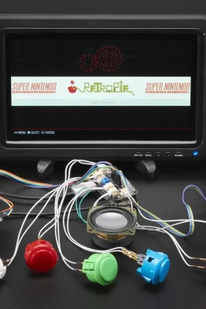 Adafruit Arcade Bonnet per Raspberry Pi con connettori JST Di Tendenza