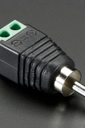 Adafruit Morsettiera maschio RCA (video composito, audio) Solo Oggi