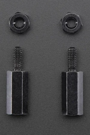 Vendita Finale Adafruit Distanziali in ottone M2.5 per Pi HAT - Placcati neri - Confezione da 2