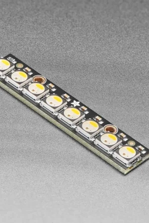 Adafruit NeoPixel Stick - 8 LED RGBW 5050 - Bianco caldo - ~3000K Occasione Imperdibile