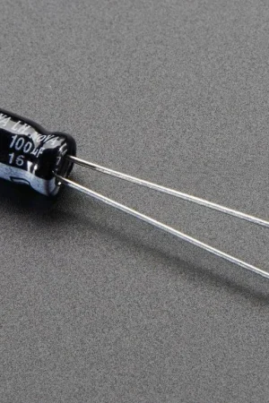 Adafruit Condensatori elettrolitici 100uF 16V - Confezione da 10 Ordina Subito