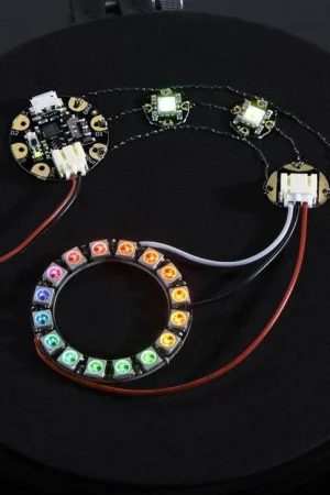 Adafruit Adattatore per cablaggio JST a 3 pin cucibile Flora Consegna Rapida