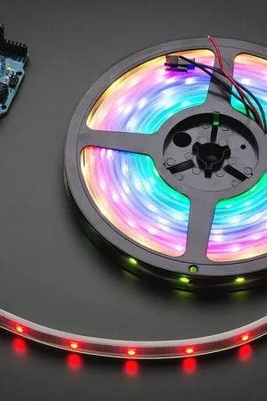 Striscia LED RGB digitale Adafruit NeoPixel - Bianco 30 LED 3m Prezzo Ridotto