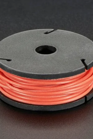 Adafruit Cavo a nucleo flessibile con rivestimento in silicone - 25 piedi 26 AWG - Rosso Sconto