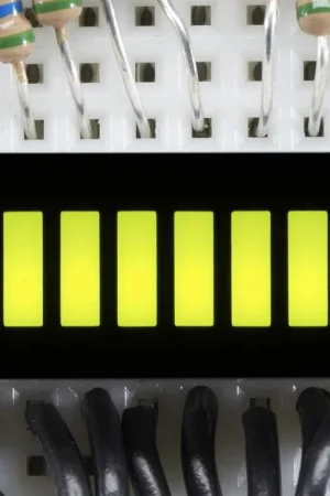 Adafruit Display LED a barre luminose a 10 segmenti - Giallo-Verde Promozione Esclusiva