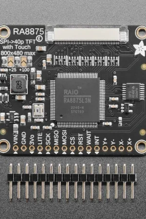 Adafruit Scheda driver RA8875 per display touch TFT a 40 pin - 800x480 max Nuovo Arrivo