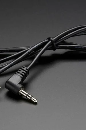 Adafruit Cavo stereo da 3,5 mm ad angolo retto a treccia Promo Stagionale