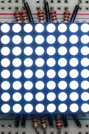 Adafruit Piccola matrice LED bianca ultra luminosa da 1,2" 8x8 Offerta Del Giorno