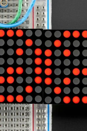 Adafruit Matrice LED 16x8 1,2" + zaino - LED rossi rotondi ultra luminosi Consegna Rapida
