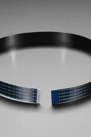 Adafruit Cavo flessibile per fotocamera o display Raspberry Pi - 18" / 457 mm Pagamento Sicuro