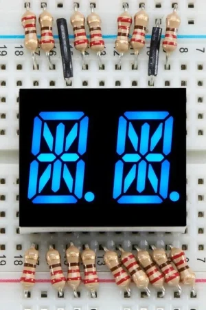 Adafruit Display alfanumerico doppio - Altezza cifre blu 0,54" - Confezione da 2 Subito Disponibile