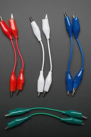 Adafruit Cavo di prova con morsetto a coccodrillo a filo corto (set da 12) Affare