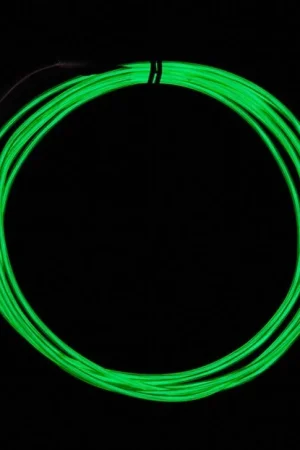 Adafruit Confezione di cavi EL di avviamento - Verde 2,5 metri (8,2 piedi) Quantità Limitata