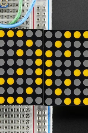 Adafruit Matrice LED 16x8 1,2" + zaino - LED arancioni rotondi ultra luminosi Popolare