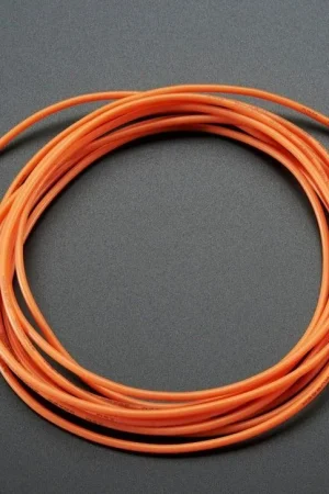 Adafruit Cavo a nucleo flessibile con rivestimento in silicone - 2 m 26 AWG arancione Direttamente Dal Produttore