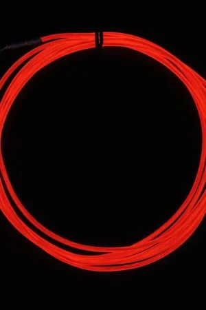 Vendita Finale Adafruit Confezione di cavi EL di avviamento - Rosso 2,5 metri (8,2 piedi)