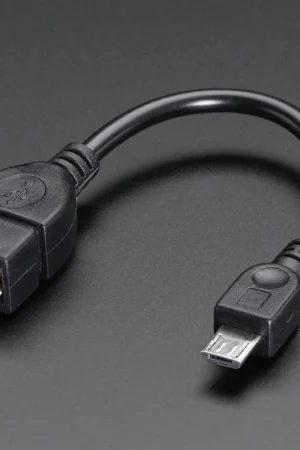 Adafruit Cavo host USB OTG - MicroB OTG maschio a A femmina Popolare