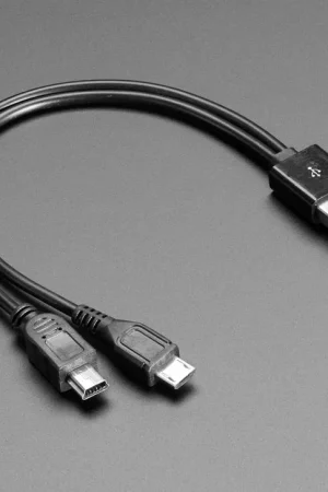 Adafruit Cavo USB - Ricarica da 8" A a Mini B e dati Micro B A Buon Prezzo
