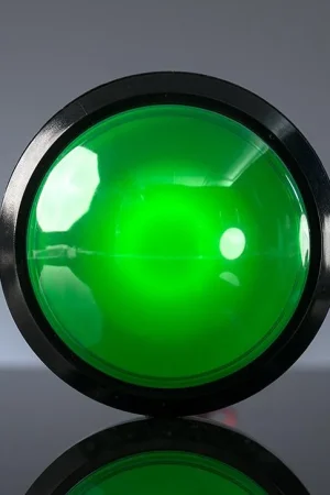 Adafruit Pulsante arcade massiccio con LED - 100 mm verde Nuova Collezione