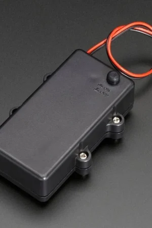 Adafruit Portabatterie impermeabile 2xAA con interruttore on/off Solo Oggi