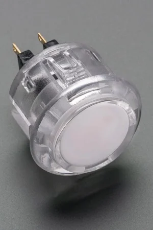 Adafruit Pulsante Arcade - 30 mm traslucido trasparente Spedizione Espresso