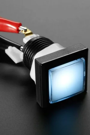 Adafruit Pulsante illuminato a LED - Quadrato da 30 mm A Buon Prezzo