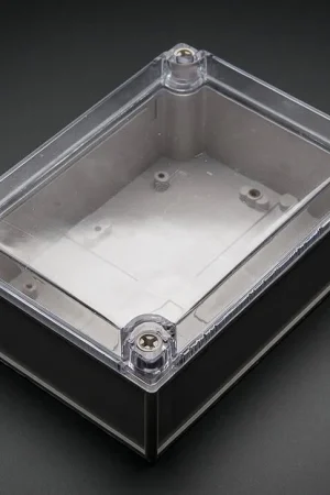 Vendita Finale Adafruit Grande contenitore in plastica per progetti - Resistente alle intemperie con parte superiore trasparente