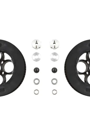 Subito Disponibile Kit ruote in gomma nera per robot mobili di DFRobot