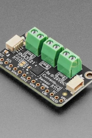 Ultime Pezzi Adafruit INA3221 - Triplo monitor di potenza 0-26 VDC, ±3,2 Amp - STEMMA QT / Qwiic