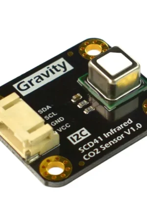 Subito Disponibile DFRobot Gravità: sensore di anidride carbonica/CO2 a infrarossi I2C SCD41 (400 - 5000 ppm)