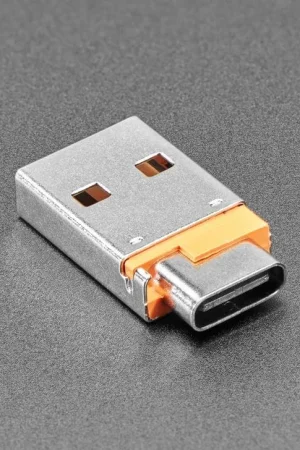 Adafruit Microadattatore USB A a jack USB C Consegna Rapida