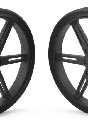 Super Prezzo Coppia di ruote Pololu 80×10mm - Nero
