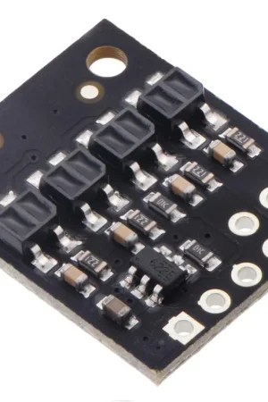 Ultime Pezzi Pololu Array di sensori di riflettanza QTR-HD-04RC: 4 canali, passo 4 mm, uscita RC
