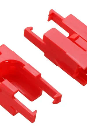 Ultime Pezzi Pololu Coppia di clip motore telaio Romi - Rosso