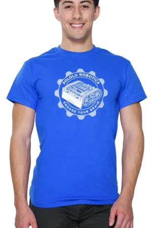 Subito Disponibile Maglietta Pololu Zumo: Blu Royal, Adulto XXL