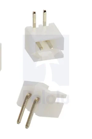 Acquista Ora Pololu Connettore maschio rivestito stile JST XH da 2,5 mm: 2 pin, angolo retto (confezione da 4)