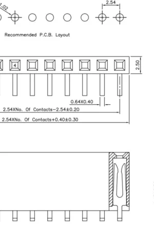 A Buon Prezzo Pololu Connettore femmina da 0,100" (2,54 mm): 1x5 pin, ad angolo retto