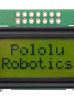 Spedizione Gratuita Pololu LCD a caratteri 8×2 - Cornice nera (interfaccia parallela)