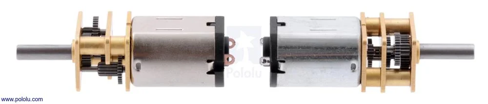 Spedizione Gratuita Pololu Micro motoriduttore metallico 15:1 HPCB 12V con albero motore esteso