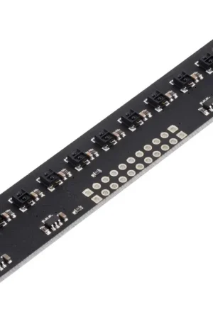 Ultima Occasione Pololu Array di sensori di riflettanza QTRX-MD-13RC: 13 canali, passo 8 mm, uscita RC, bassa corrente