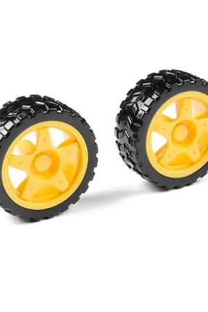 Vendita Finale Sparkfun Ruota: 65 mm (pneumatico in gomma, coppia)