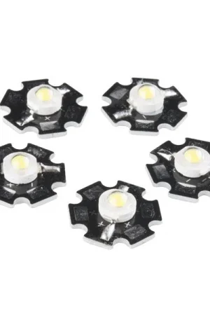 Spedizione Espresso Sparkfun LED - PCB in alluminio da 3 W (confezione da 5, bianco freddo)