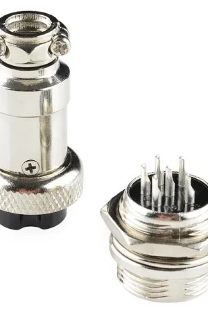 Ultima Occasione Sparkfun Connettore chassis a 6 pin - Montaggio a pannello (maschio e femmina)